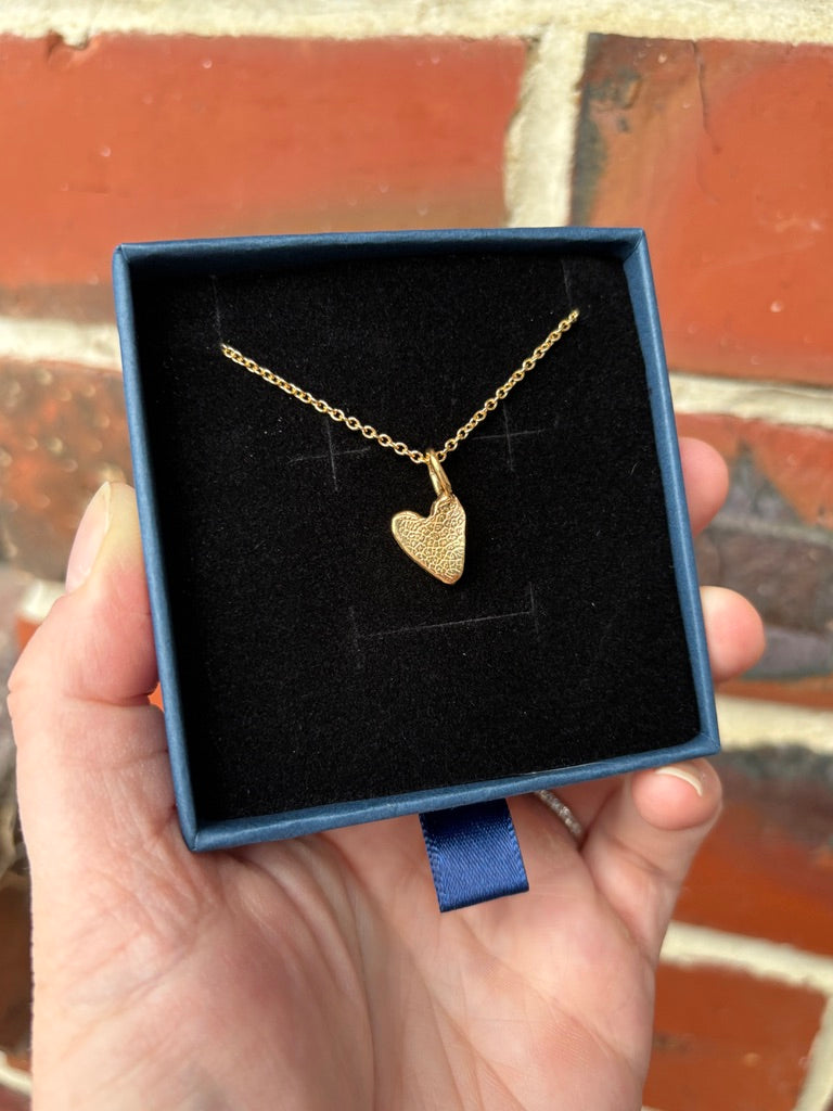 Gold Vermeil Impression Necklace