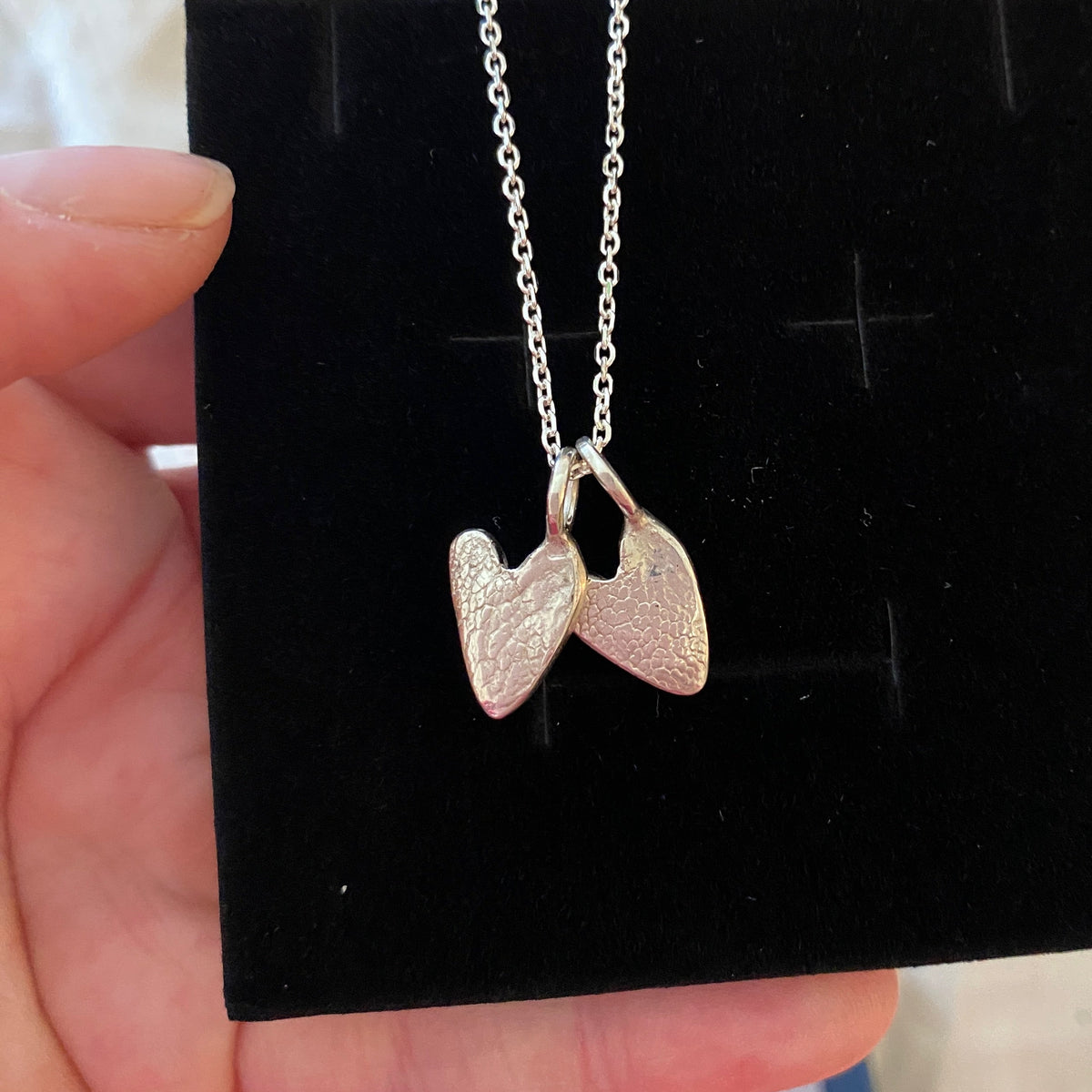 Sterling Silver Impression Necklace