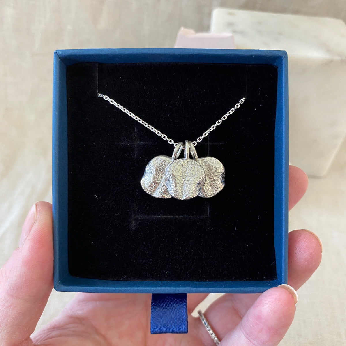 Sterling Silver Impression Necklace